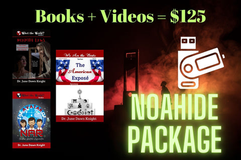 Noahide Package - Books + Noahide Laws Set Teaching Videos on Flashdrive